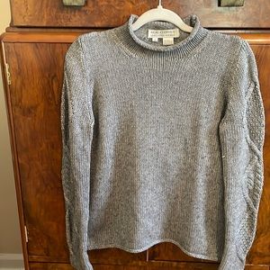 Silk & cashmere roll neck sweater